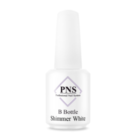 PNS B Bottle Shimmer White