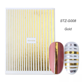 Sticker STZ-G008 goud
