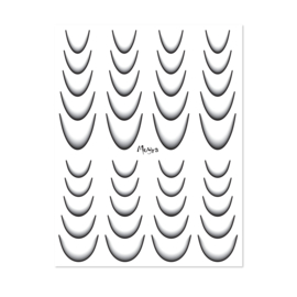 Moyra Watertransfer Sticker No. 11 Ombre Black