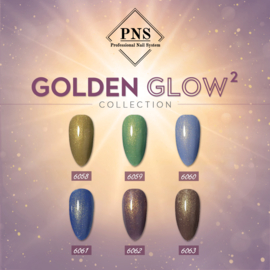 PNSgelpolish Golden Glow Collection² 6058 tm 6063