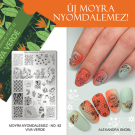 Moyra Stamping Plate 82 Viva Verde