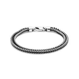 Zilveren armband Vossestaart 20-21cm x 3,2mm