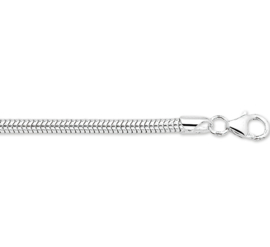 Zilveren armband slang 19 - 20 cm 3,2 mm