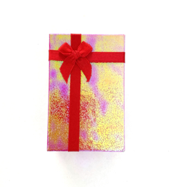 Cadeauverpakking: rood schitterend doosje 50 x 800 mm