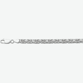 Zilveren armband konings 20-21 cm 4,0 mm