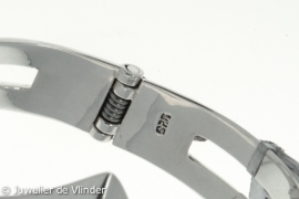 Zilveren armband scharnier Thomas 60 mm - uniek