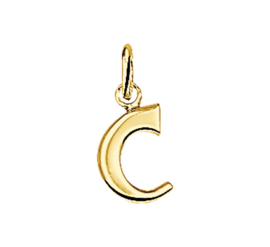 Gouden letter C hanger