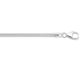 Zilveren armband slang 18,5 cm 2,4 mm