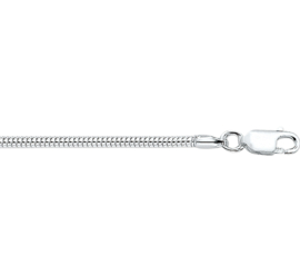 Zilveren armband slang 18-19 cm x 2 mm