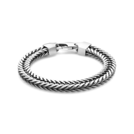 Zilveren armband Vossestaart 21-22cm x 10 mm