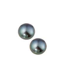 Zilveren oorknoppen parel oxid 4-5 mm