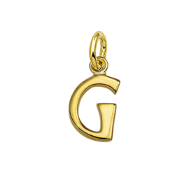 Gouden letter G hanger