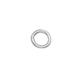 Zilver tussenoog 11 mm x 1,6 mm rond