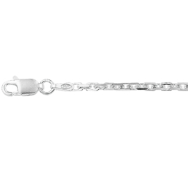 Zilveren ketting anker 45 - 60 cm x 2,1 mm