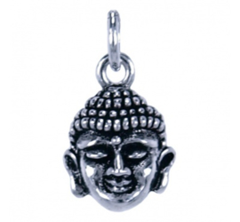 Zilveren bedel Boeddha