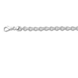 Jasseron zilveren armband 20 cm x 7,8 mm