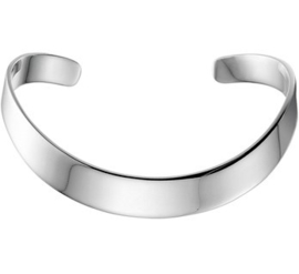 Zilveren armband bangle spang 9 mm 