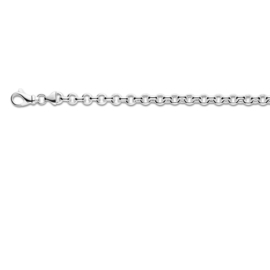 Jasseron zilveren armband 19 cm 6,5 mm