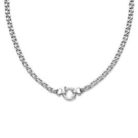Zilveren ketting jasseron 42 cm x 6 mm