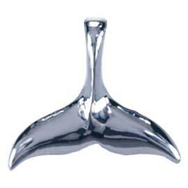Zilveren bedel walvisstaart