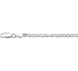 Zilver armband anker 18 cm x 3,2 mm