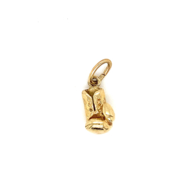 Gouden bokshandschoen hanger 2,8 gram