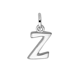 Zilveren bedel letter Z