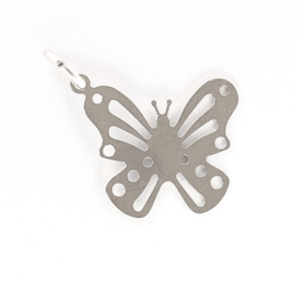 Zilveren bedel vlinder glad