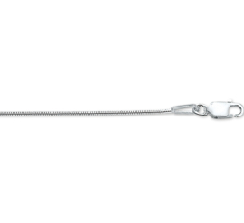 Zilver armband slang 18 cm x 0,9 mm