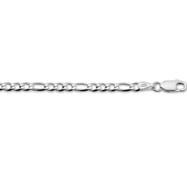 Zilveren armband figaro 3,25 mm x 18-19 cm
