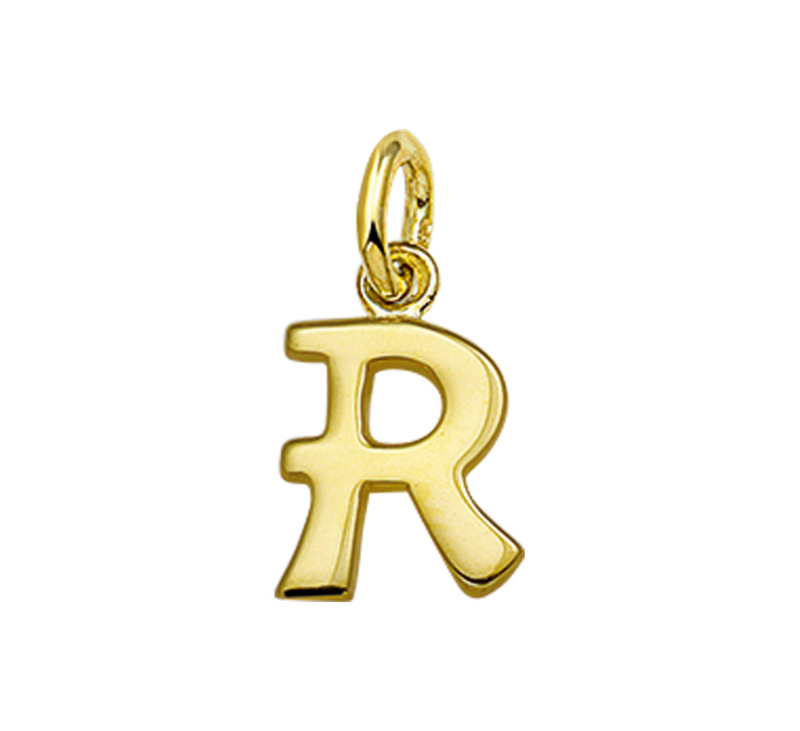 oplichter Sicilië vergelijking Gouden letter R hanger | Gouden sieraden | Juwelier de Vlinder - zilveren  sieraden