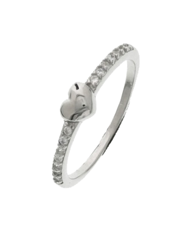violist Aanzetten Irrigatie Zilveren ring zirkonia maat 15,25 - 17,25 | Zilveren ring met steentjes |  Juwelier de Vlinder - zilveren sieraden