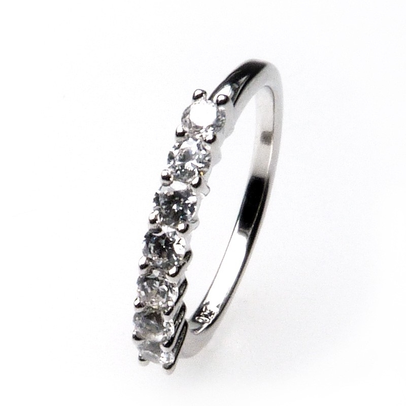 Verloren hart Integraal overhemd Zilveren ring zirkonia maat 15 - 17,75 | Zilveren ringen maat 15 en 16 |  Juwelier de Vlinder - zilveren sieraden