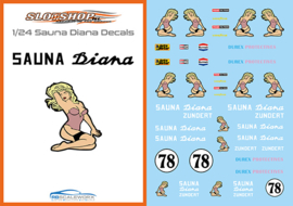 1/24 Sauna Diana Decal set