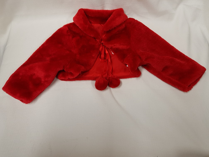 Bont bolero rood | Bolero's | Kinderkleding