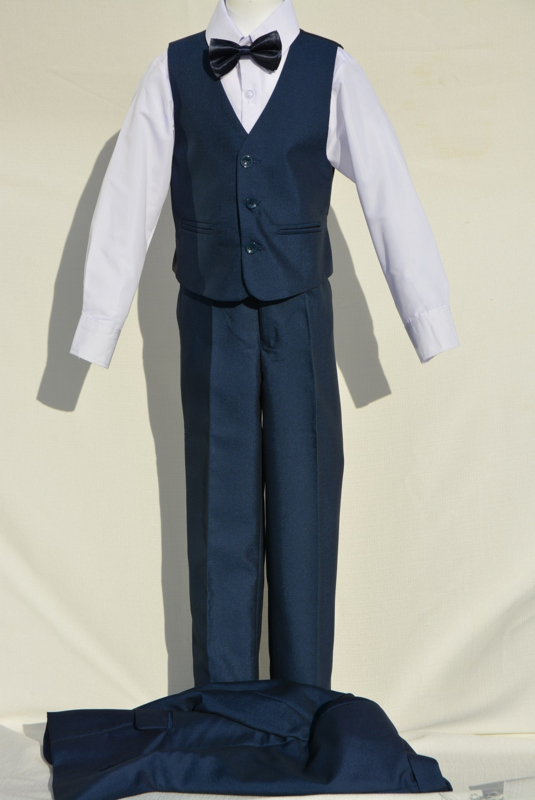 Dij Tienerjaren Specifiek 5-delig kostuum kobaltblauw | Kostuums | Gonnie's Kinderkleding