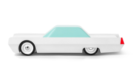 Candylab Toys | White Beast LowRider houten model auto