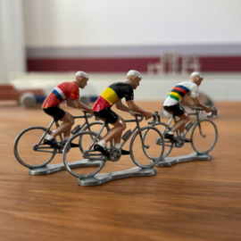 Miniatuur Wielrenners Nederland - Belgie -  WK | Bernard & Eddy