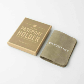 Paspoorthouder Canvas Wanderlust | Izola NYC