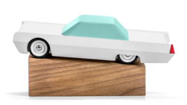 Candylab Toys | White Beast LowRider houten model auto