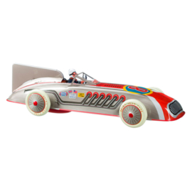 Blikken Racewagen Jet Racer 29 cm Zilver – Saint John/Marxu