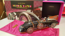 Blikken Racewagen Dennis Racer 29 cm Zwart – Saint John/Marxu