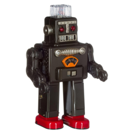 Blikken Robot Smokey Antraciet 30 cm – Saint John/Marxu