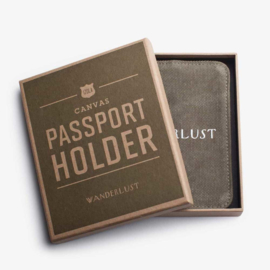 Paspoorthouder Canvas Wanderlust | Izola NYC