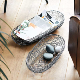 Draadmand NEST 2-delig RVS | Philippi Design