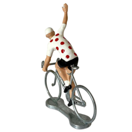 Miniatuur Wielrenner Winnaar Bolletjestrui | Bernard & Eddy