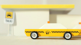 Candylab Toys | CandyCab New York City Taxi houten model auto