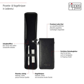 Manicure Set 2-delig RVS – Reisetui | Nippes Solingen