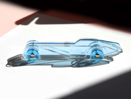 Lucite Car No4  Model Auto Small Blauw / Smoke | Ikonic Toys