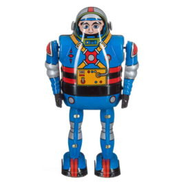 Blikken Robot Astronaut 13 cm Blauw - Tin Toys